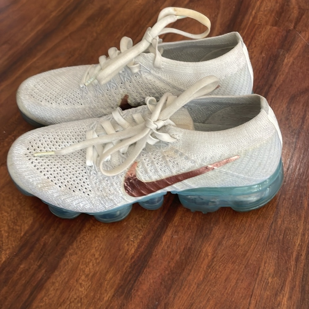 White Knit Sneakers